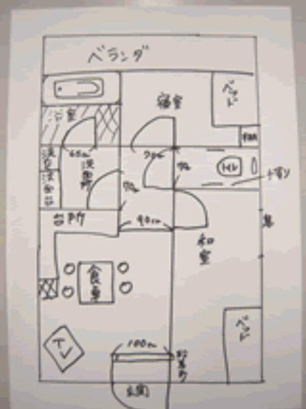 家屋の見取り図